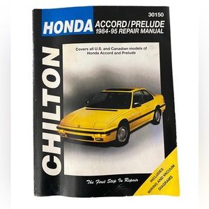 Chilton Honda Accord/Prelude 1984-95 repair manual